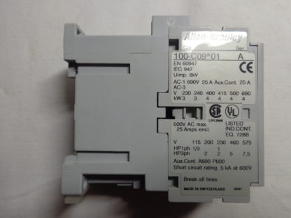 AB Allen - Bradley 100-C09*01 Schütz – Bild 2