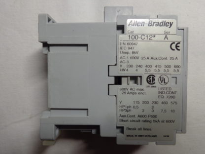 AB Allen - Bradley 100-C12*-01 A Schütz – Bild 2