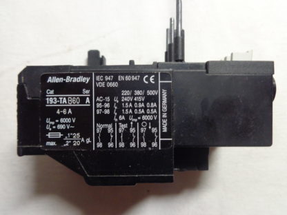 Allen Bradley 193-TA B60 A 4-6A Überlastrelais – Bild 2