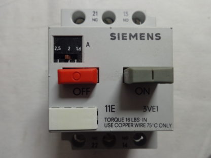Siemens 3VE1010-2H1,6 - 2,5 Motorschutzschalter