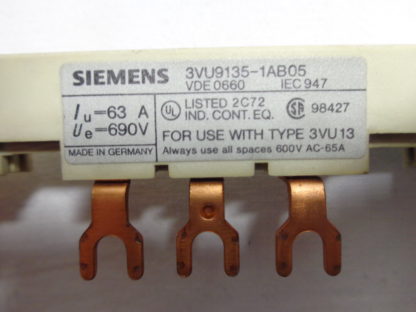 Siemens 3VU9135-1AB05 Sammelschiene – Bild 2