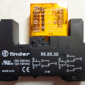 Finder 40.52 230V Relais Sockel Finder
