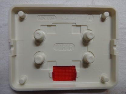 Berker 21826 Wippe mit roten Symbol Zentralstück cremeweiß – Bild 2