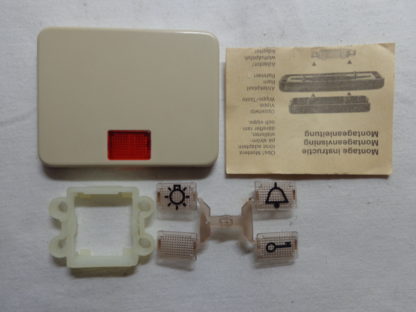 Berker 21826 Modul MB Wippe mit verschiedenen Symbolen Creme     Neu