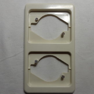 Berker 21472 Modul MB 2fach Rahmen cremeweiß senkrecht