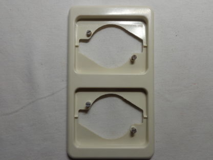 Berker 21472 Modul MB 2fach Rahmen cremeweiß senkrecht