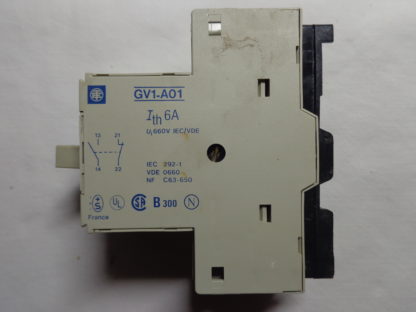 Telemecanique GV1 – M14 6-10A Motorschutzschalter + GV1-A01 – Bild 3