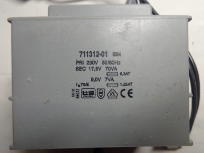 Vaillant Transformator 711312-01 E184 PRI 230V 60/50Hz Sec 17,5V 70VA – Bild 2