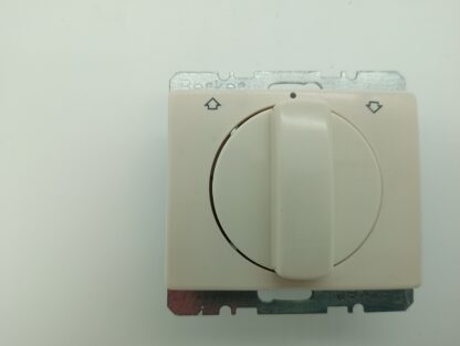 Berker Jalousie Drehschalter 21554 Schalter Rahmen cremeweiß