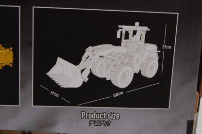 MOULD KING 13122S  L350F Radlader Bulldozer Bausteine Spielzeugset Fernsteuerung – Bild 3