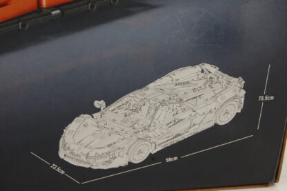 MOULD KING 13090D McLaren P1 Rennwagen + Power Funktion Bausteine Spielzeugset – Bild 4