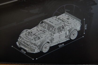 MOULD KING 13108 - MUSTANG  - ohne Motor und Fernbedienung - 2943 KLEMMBAUSTEINE – Bild 7