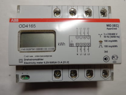 ABB OD4165 Drehstromzähler LCD Energiemessgerät