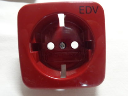 Busch und Jäger Zentralscheibe EDV rot