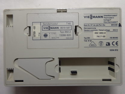 Viessmann Uhrenthermostat-F Typ 350, 5204 812 Sendemodul T40, Typ 350-2, 9519  587 – Bild 3
