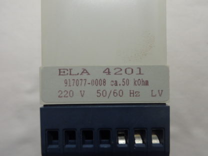 ELA 4201 Überwachungsrelais  917077-0008 ca.50 k0hm  220V 50/60 Hz LV – Bild 3