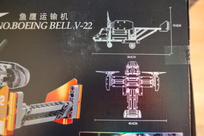Mould King 15043 RC Boeing Bell V-22 with 588 pieces – Bild 4