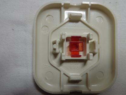 Busch und Jäger 2756 / 0424-4-3898 Schalterwippe mit roten Symbol und Lichsymbol cremeweiß – Bild 2