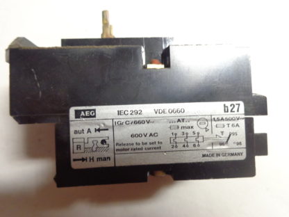 AEG b27 Thermisches Überstromrelais 5,5 – 8A Motorschutzrelais Thermal overload Relais – Bild 2