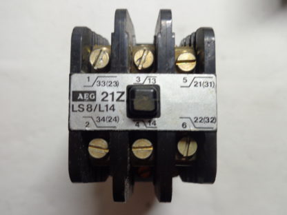 AEG 21Z LS8/L14 220V 50Hz, 255V 60Hz Schütz
