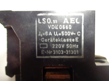 AEG LS0.55 220V 50Hz Schütz – Bild 2
