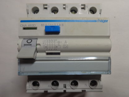 Hager CNA 463D 63A 01 A /S FI Schutzschalter