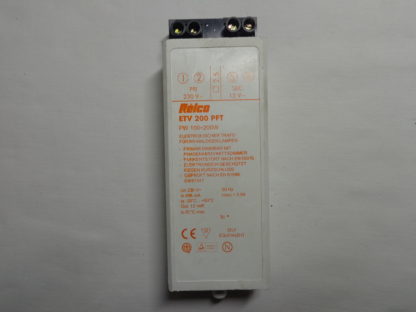 Relco Elektronischer Transformator Relco ETV 200 PFT Trafo Halogen 12V Dimmbar