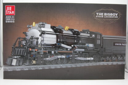 JIESTAR 59005 The Big Boy Dampflokomotive mit Eisenbahn Schienen 1608 Teile  8+