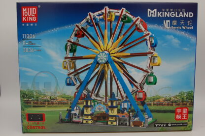 MOULD KING 11006 Riesenrad Bauklötze Spielzeugset Motor, Fernbedienung