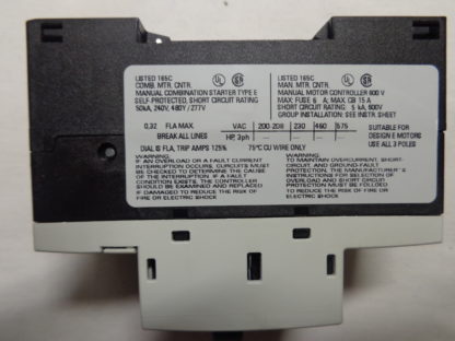 Siemens 3RV1011-0DA10  0,22A - 0,32A Motorschutzschalter – Bild 3