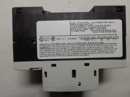 Siemens 3RV1011-1KA10   9A-12A Motorschutzschalter – Bild 6