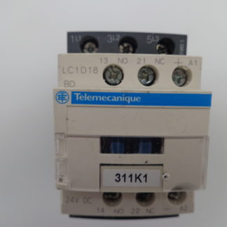 Telemecanique Schneider Electric LC1 D18 BD Schütz + LAD4TBDL 24V Beschaltungsmodul