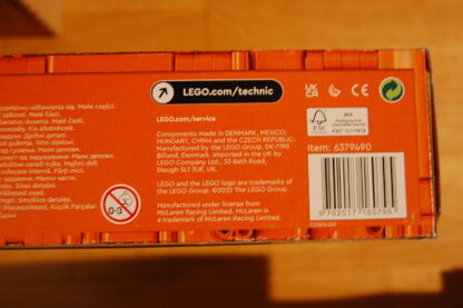 LEGO 42141 LEGO Technic McLaren Formel 1 Rennwagen, Konstruktionsspielzeug – Bild 3