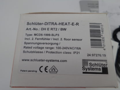 Schlüter Systems - Ditra-Heat-E Art.-No.: DH E RT2/BW Neuwertig – Bild 2