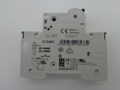 Siemens 5SY41 MCB C3 Sicherungsautomat 1pol. – Bild 2