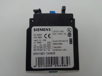 Siemens 3RH1921-1HA22 Hilfskontakt – Bild 2