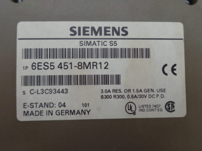 Siemens Simatic 6ES5 451-8MR12 – Bild 4