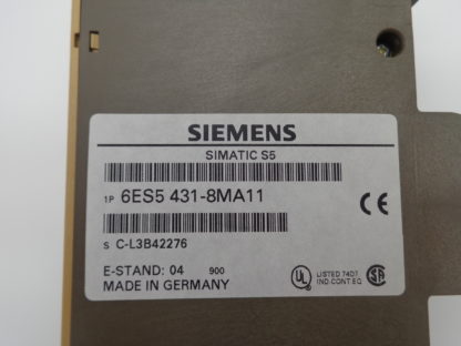 Siemens Simatic S5 6ES5 431-8MA11 – Bild 4