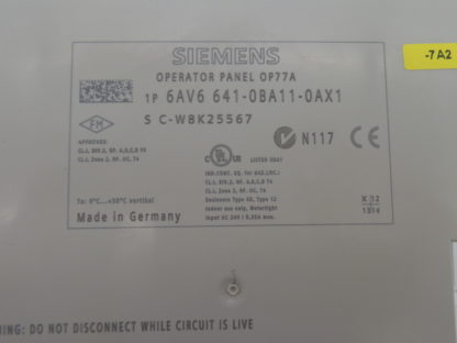 Siemens Simatic Panel OP77A  6AV6 641-0BA11-0AX1 – Bild 4