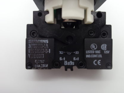 Siemens Leuchtmelder grün 3SB3400-1A Kontaktblock – Bild 3