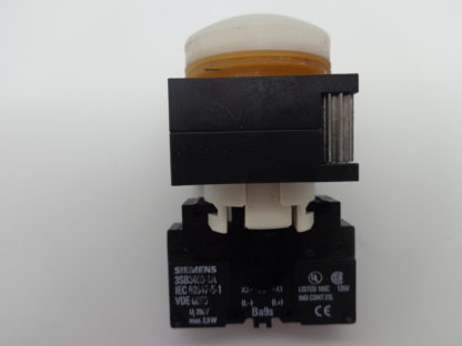 Siemens Leuchtmelder weiß 3SB3400-1A Kontaktblock – Bild 2