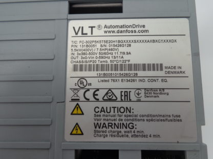 Danfoss FC-302P5K5T5E20H1BG 5,5KW Frequenzumrichter – Bild 6