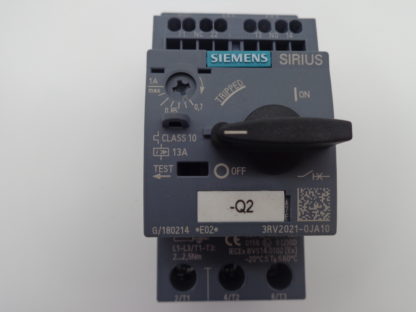 Siemens Sirius 3RV2021-0JA10 Motorschutzschalter 0,7 - 1 A