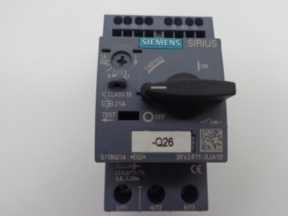 Siemens Sirius 3RV2411-0JA10 Motorschutzschalter 0,7 - 1 A