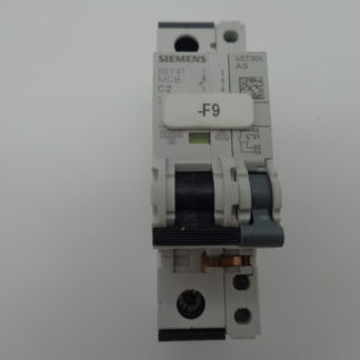 Siemens 5SY41 MCB C2 Sicherungsautomat 5ST3010 Hilfsschalter