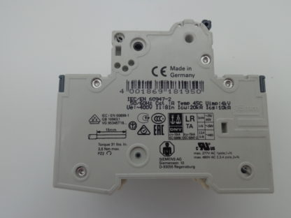 Siemens 5SY4316-7 MCB C16 3pol. Sicherungsautomat 5ST3010 Hilfsschalter – Bild 2