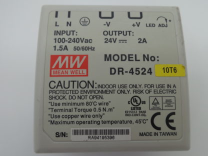 MW Mean Well DR-4524 Netztei für Schienenmontage