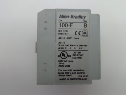 AB Allen Bradley 100-F B A20 Hilfskontakt – Bild 2