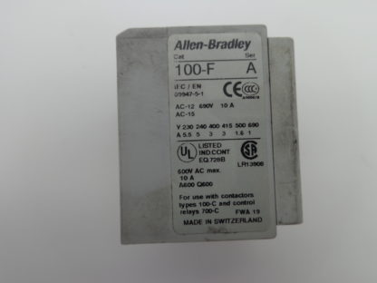 AB Allen Bradley 100-F  A  A31 Hilfsschalterblock – Bild 2