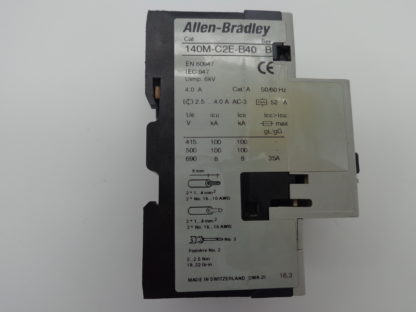AB Allen Bradley 140M-C2E_B40 B Motorschutzschalter 2,5 - 4A – Bild 2